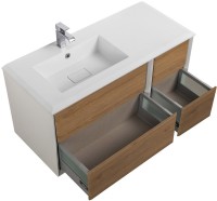 Тумба с раковиной Cezares Bellagio 106 L rovere tabacco