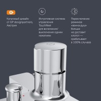 Смеситель для ванны с душем AM.PM X-Joy TouchReel F85A10500 хром