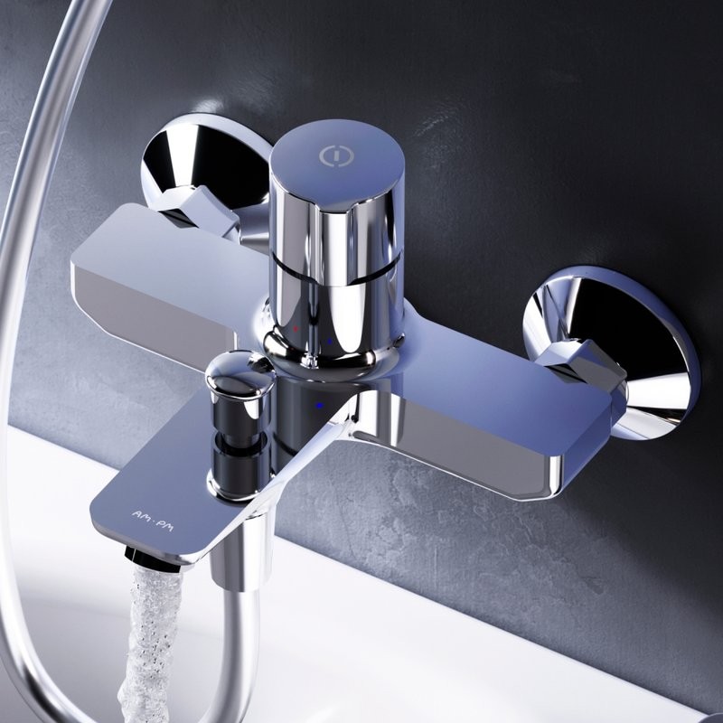 Смеситель для ванны с душем AM.PM X-Joy TouchReel F85A10500 хром