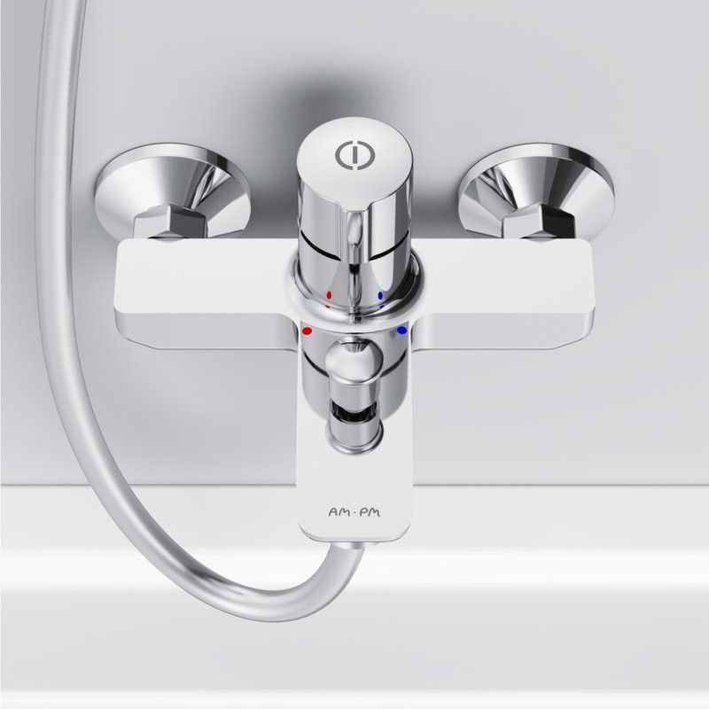 Смеситель для ванны с душем AM.PM X-Joy TouchReel F85A10500 хром