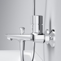 Смеситель для ванны с душем AM.PM X-Joy TouchReel F85A10500 хром