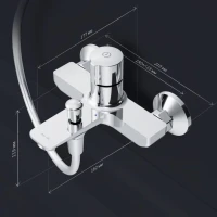 Смеситель для ванны с душем AM.PM X-Joy TouchReel F85A10500 хром
