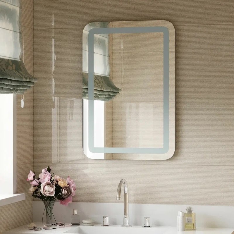 Зеркало CONTINENT Lucia 70х90 с подсветкой