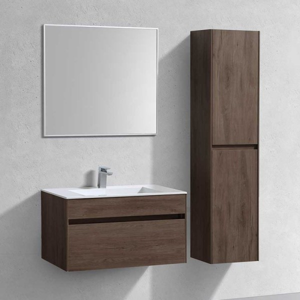 Мебель для ванной комнаты Vincea Chiara 80 темный дуб