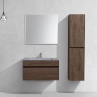 Мебель для ванной комнаты Vincea Chiara 80 темный дуб
