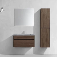 Мебель для ванной комнаты Vincea Chiara 80 темный дуб