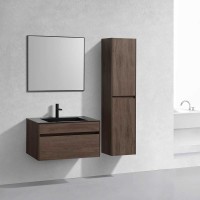 Мебель для ванной комнаты Vincea Chiara 80 темный дуб