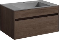 Мебель для ванной комнаты Vincea Chiara 80 темный дуб