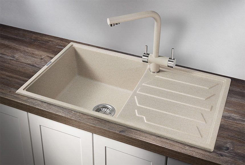 Мойка кухонная Granula 8601, пирит