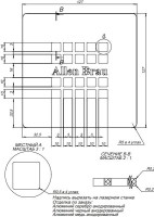 Поддон для душа Allen Brau Priority 90х80 см, белый камень
