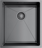 Комплект Мойка Omoikiri Taki 38-U/IF-GM вороненая сталь + Измельчитель Nagare 750