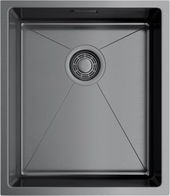 Комплект Мойка Omoikiri Taki 38-U/IF-GM вороненая сталь + Измельчитель Nagare 750