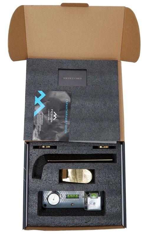 Смеситель для раковины Fashun A1185-35 С ВНУТРЕННЕЙ ЧАСТЬЮ, золото