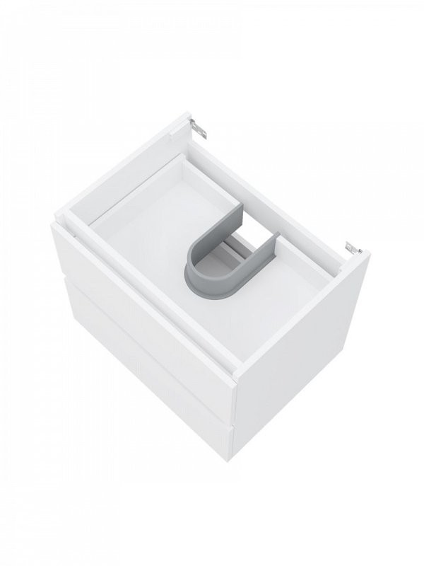 Тумба под раковину без столешницы Teymi Laina 60 матовая белая