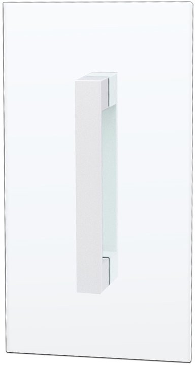 Душевая дверь в нишу Vegas Glass EP Novo h2000 95 01 01 профиль белый, стекло прозрачное