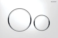 Комплект Унитаз подвесной Villeroy & Boch Venticello 4611RL01 безободковый, альпийский белый + Инсталляция Geberit Duofix UP 320 111.300.00.5 + Кнопка Sigma 20 115.882.KJ.1 белая, глянцевый хром + Крепления 111.815.00.1 к стене