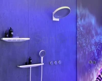 Шланговое подключение Hansgrohe Rainfinity 26858700 с полкой Шланговое подключение Hansgrohe Rainfinity 26858700 с полкой