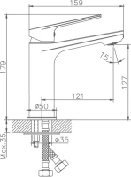 Смеситель для раковины Haiba HB533-3 HB10533-3 Смеситель для раковины Haiba HB533-3 HB10533-3