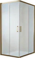 Душевой уголок Vegas Glass ZA-F Tur Novo 100*80 05 10 профиль бронза, стекло сатин