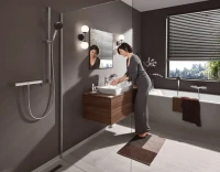 Душевая лейка Hansgrohe Pulsify Relaxation 105 3jet 24110000 хром Душевая лейка Hansgrohe Pulsify Relaxation 105 3jet 24110000 хром