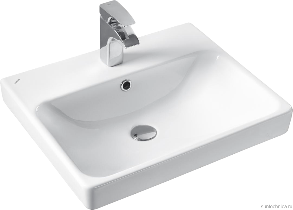 Мебель для ванной комнаты AQUATON Сканди 55 белый глянец, белый матовый