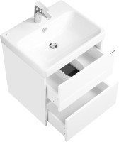 Мебель для ванной комнаты AQUATON Сканди 55 белый глянец, белый матовый