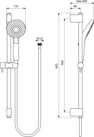 Душевой гарнитур Ideal Standard IdealRain B2233AA