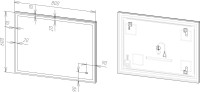 Мебель для ванной комнаты STWORKI Ши 80, подвесная