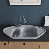 Мойка кухонная Domaci Болонья М-23-005 серая Мойка кухонная Domaci Болонья М-23-005 серая