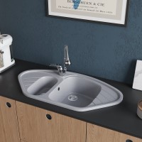 Мойка кухонная Domaci Болонья М-23-005 серая Мойка кухонная Domaci Болонья М-23-005 серая