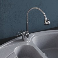 Мойка кухонная Domaci Болонья М-23-005 серая Мойка кухонная Domaci Болонья М-23-005 серая