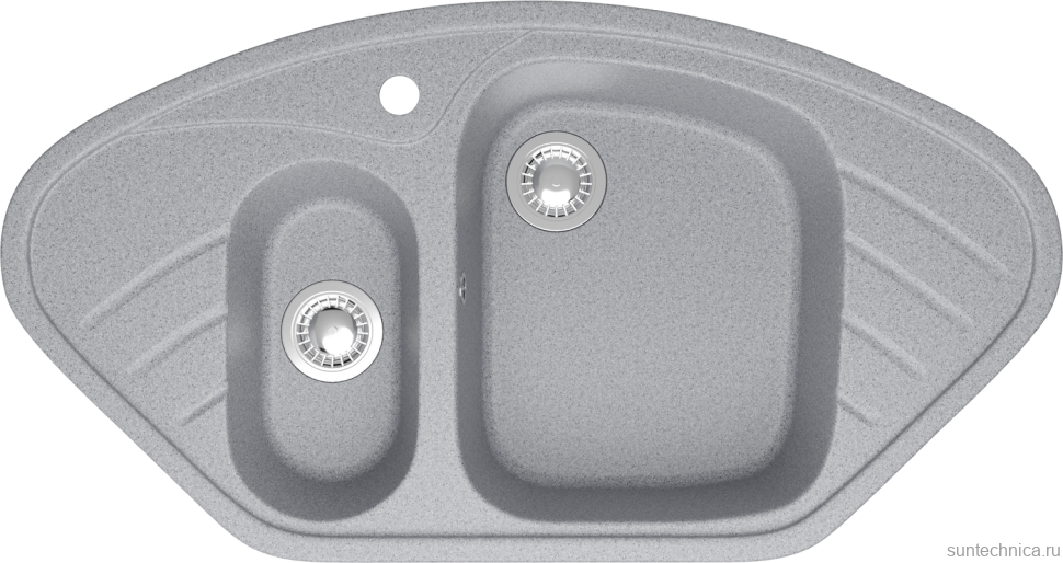Мойка кухонная Domaci Болонья М-23-005 серая