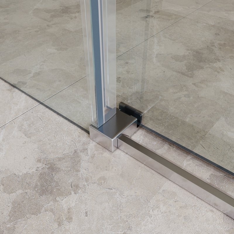 Душевой уголок BelBagno Soft Close-2 AH-1-110/100-C-Cr профиль хром