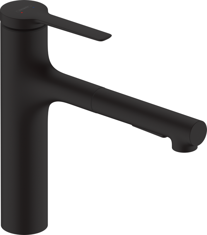 Смеситель для кухни Hansgrohe Zesis M33 74804670 механизм sBox lite, черный матовый