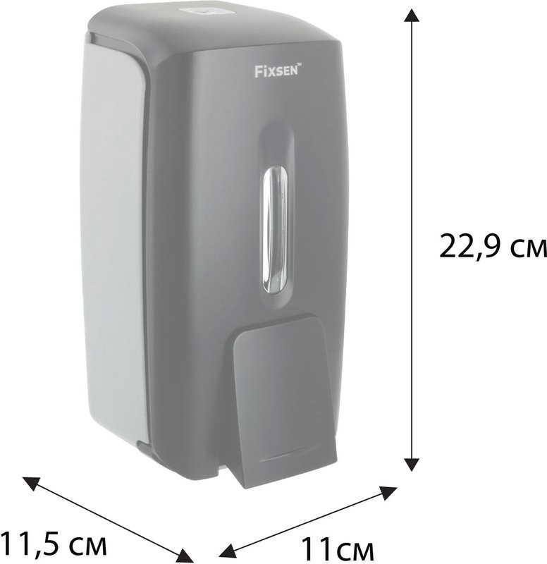 Диспенсер для мыла Fixsen Hotel 31012K черный