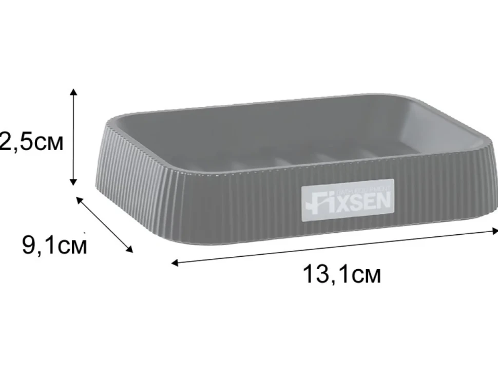 Набор Стакан Fixsen Black Wood 401-3 + Мыльница 401-4
