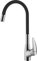 Смеситель для кухни Lemark Linara LM0415C-Black с гибким изливом