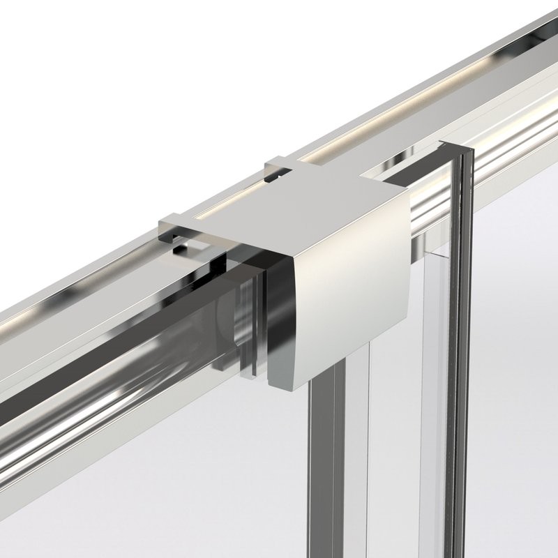 Душевой уголок Vincea Stella VSR-1ST8016CL 160x80 см, профиль хром, стекло прозрачное