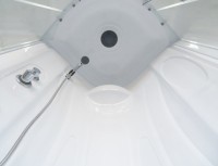 Душевая кабина Royal Bath RB 90BK1-T с высоким поддоном, с сиденьем