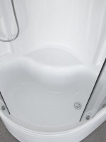 Душевая кабина Royal Bath RB 90BK1-T с высоким поддоном, с сиденьем