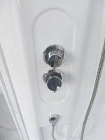 Душевая кабина Royal Bath RB 90BK1-T с высоким поддоном, с сиденьем