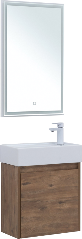 Мебель для ванной комнаты Aquanet Nova Lite 50 дуб рустикальный