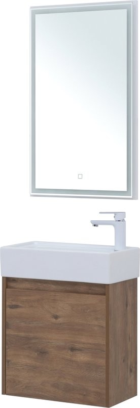 Мебель для ванной комнаты Aquanet Nova Lite 50 дуб рустикальный