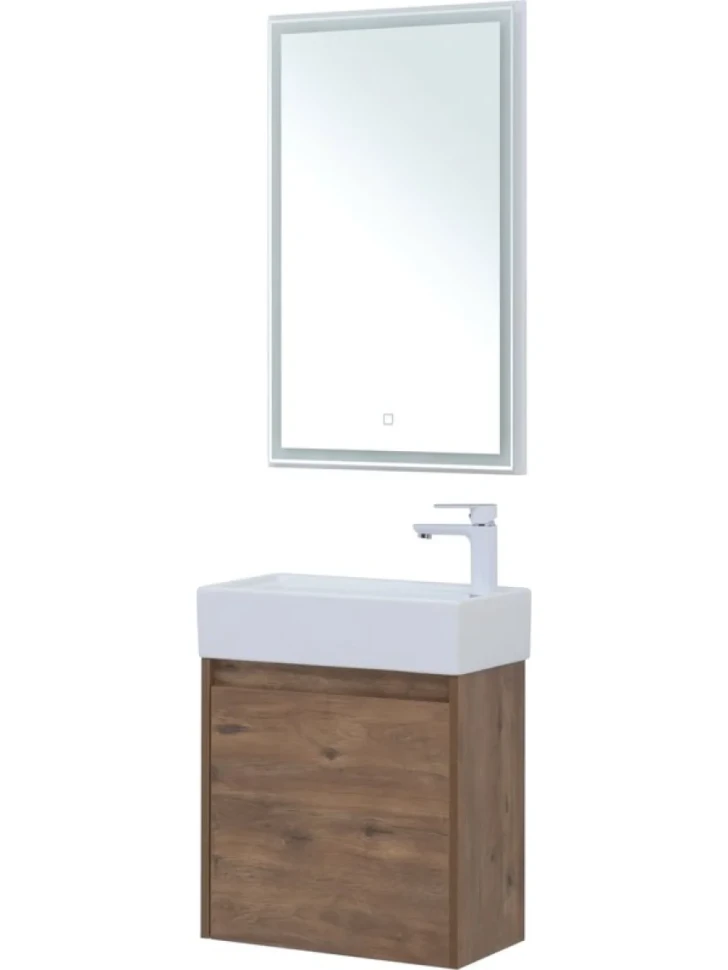 Мебель для ванной комнаты Aquanet Nova Lite 50 дуб рустикальный