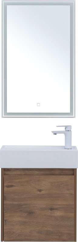 Мебель для ванной комнаты Aquanet Nova Lite 50 дуб рустикальный