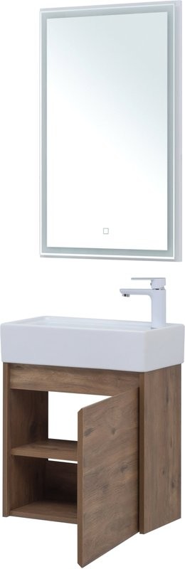 Мебель для ванной комнаты Aquanet Nova Lite 50 дуб рустикальный