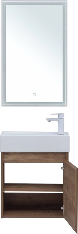 Мебель для ванной комнаты Aquanet Nova Lite 50 дуб рустикальный