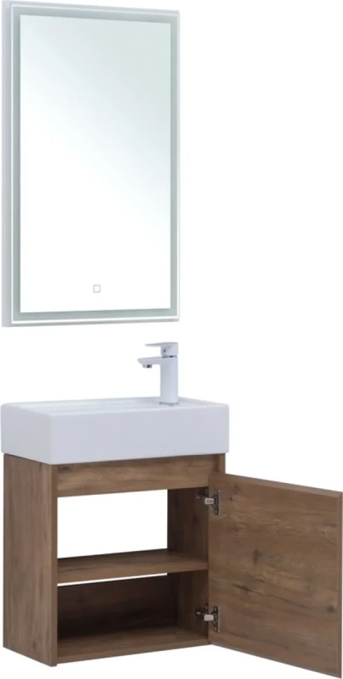 Мебель для ванной комнаты Aquanet Nova Lite 50 дуб рустикальный