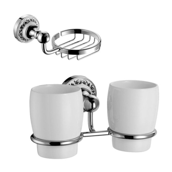 Набор Стакан Fixsen Bogema 78507 + Мыльница 78509