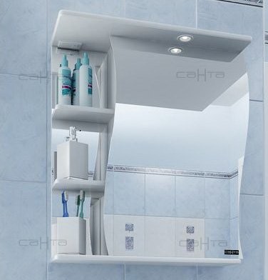 Мебель для ванной комнаты СаНта Сити 60 2 двери, 2 ящика